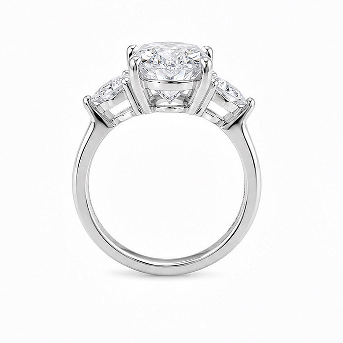 5.01 CT E VVS2 Lab-Grown Diamond | Platinum