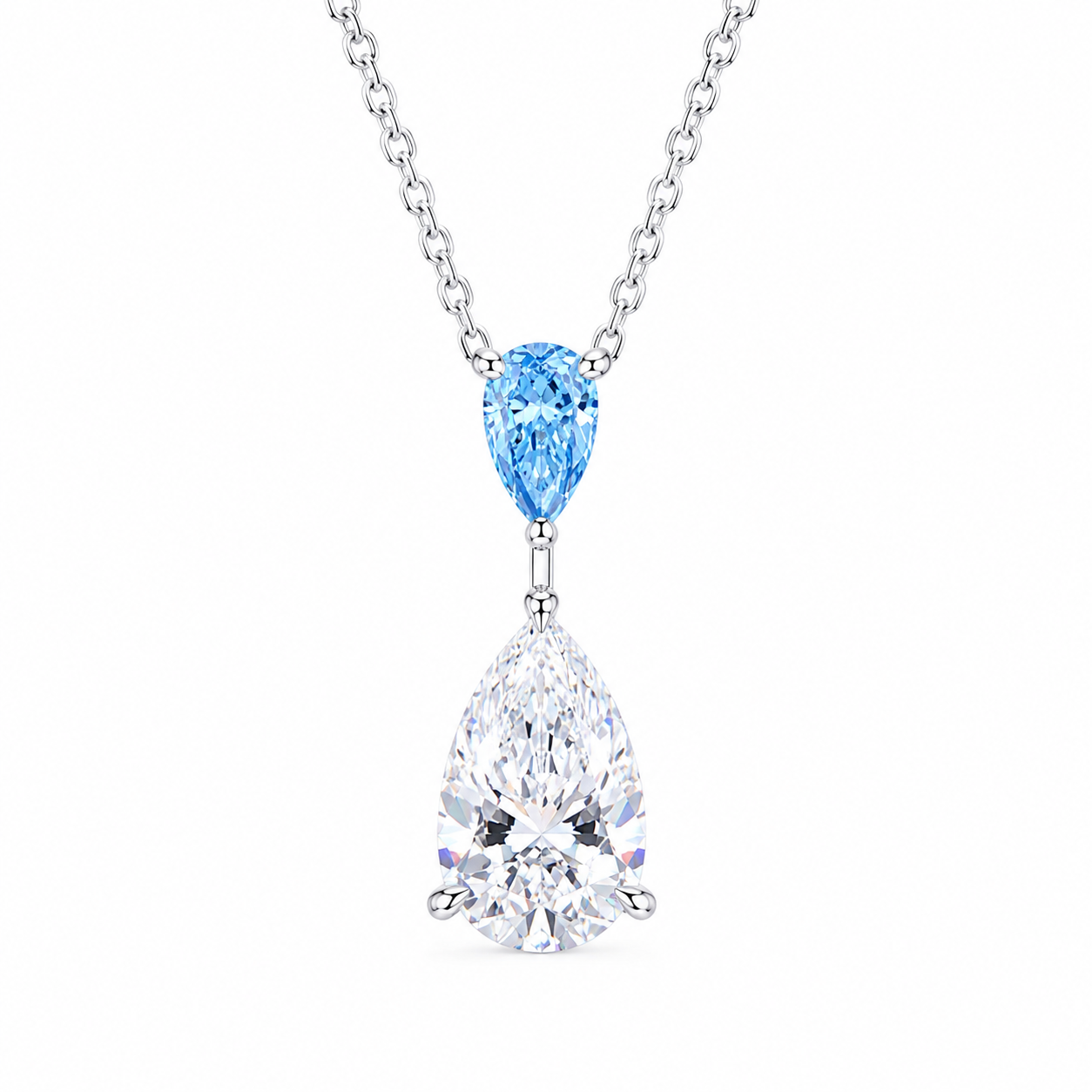2.01ct Pear-Shaped Diamond Pendant| Platinum