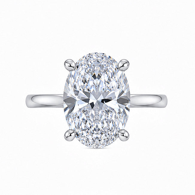 5.01 CT D VS1 Lab-Grown Diamond | Platinum