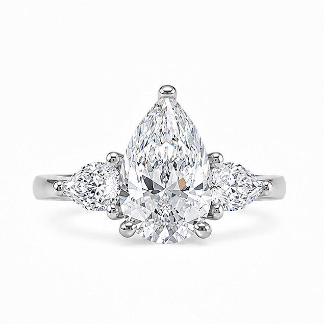 5.01 CT E VVS2 Lab-Grown Diamond | Platinum