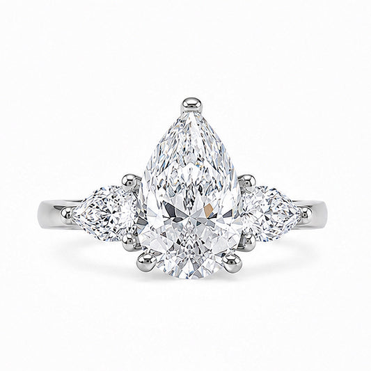 5.01 CT E VVS2 Lab-Grown Diamond | Platinum