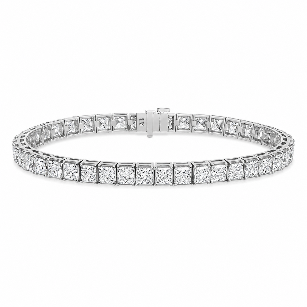 4 Prong Set Diamond Tennis Bracelet