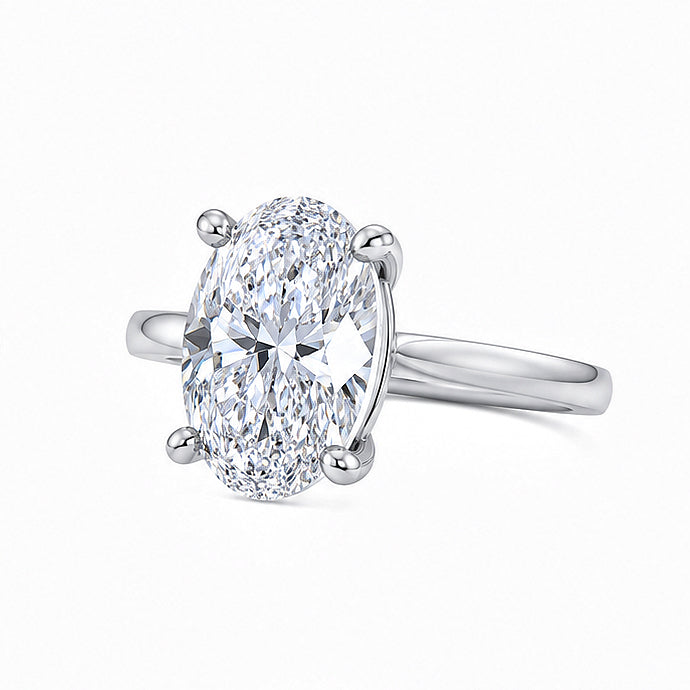 5.01 CT D VS1 Lab-Grown Diamond | Platinum